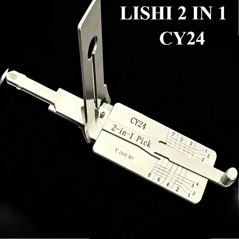 

1PCS 2026 NEW LISHI 2IN1 CY24 Ganzua for Chrysler Y159/Y157/CY24 Precision 8-Cut Alignment Entry Hardware Tool Picklock Unlock