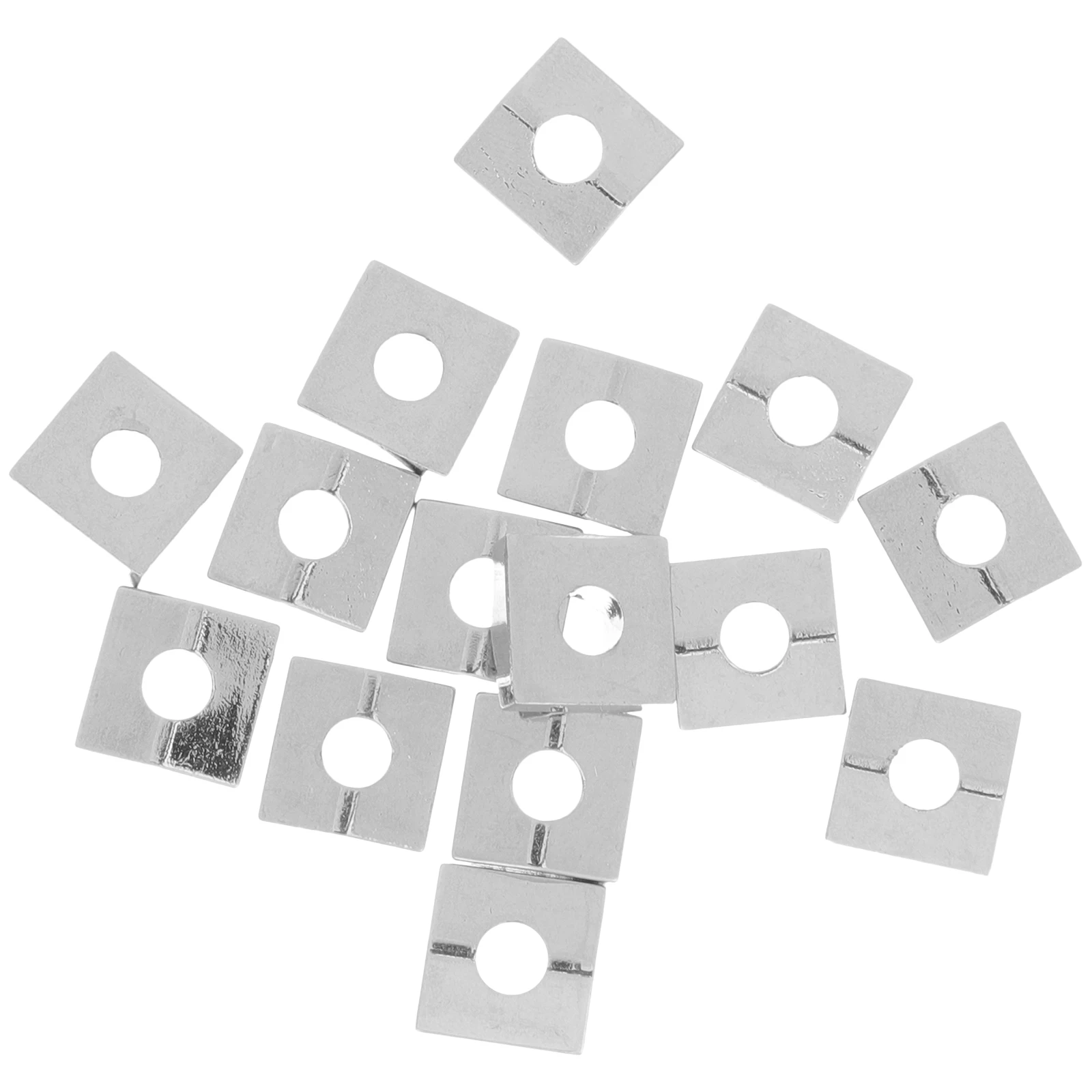 

15Pcs Metal Guitar Locking Nut Clamp Precision Tremolo Bridge Blocks Electric Guitar Repair Parts Accessories Metal Repair Part