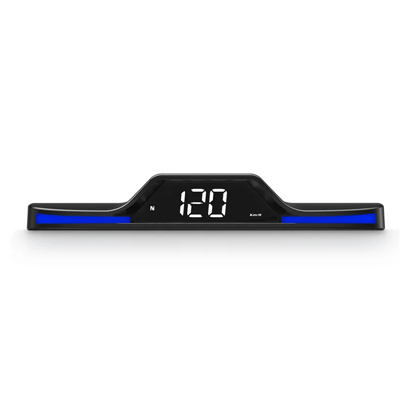 New G15 Universal LCD Head-Up Display for Cars GPS Speed Alert Digital Gauge TFT Screen Clock Fuel Consumption Display