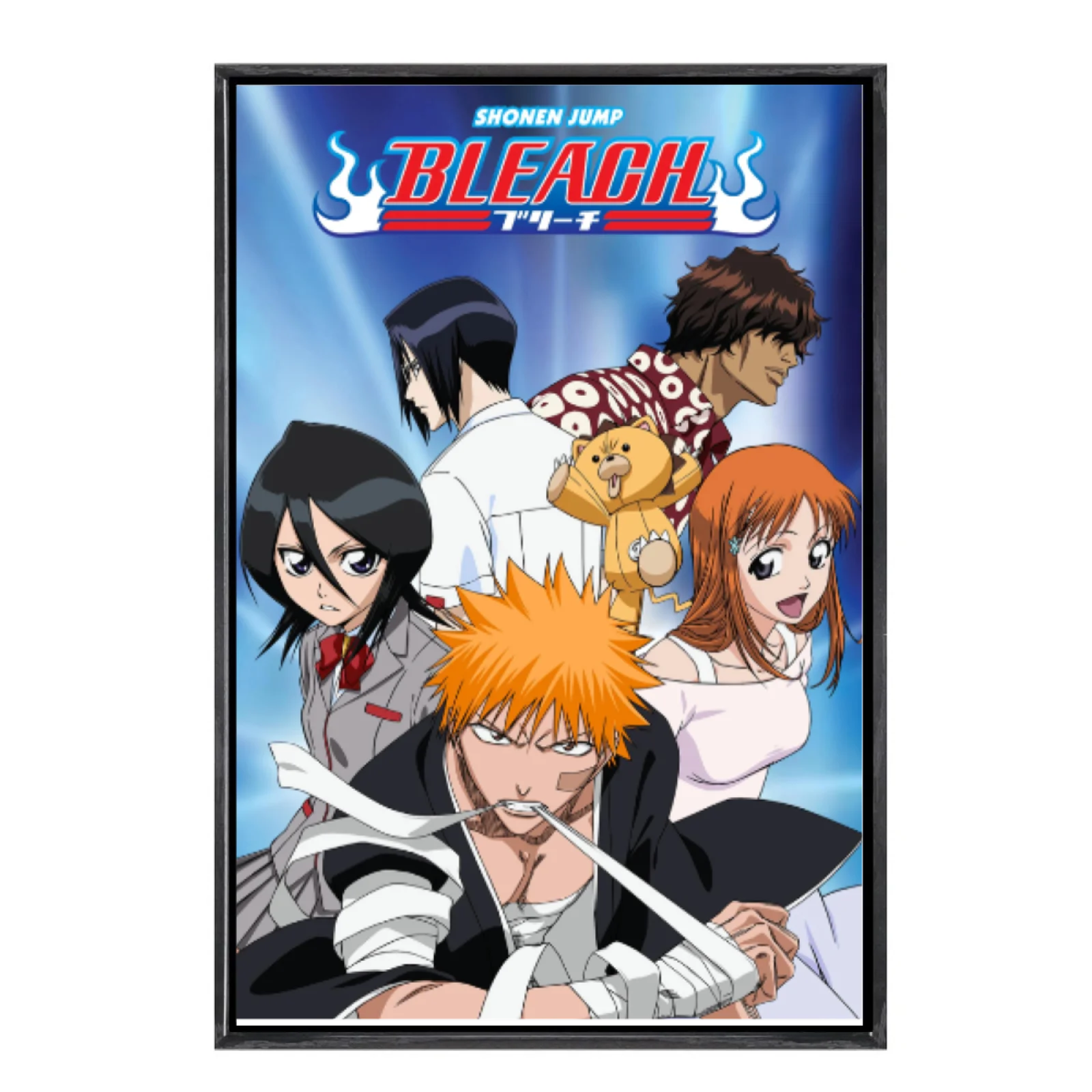 

Japanese Manga Multi-Size Canvas Poster Double Framed Wall Art, Bleach Home Decor for Living Room Bedroom