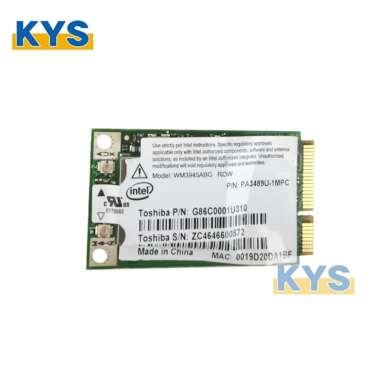 Network Card For Intel 3945ABG WM3945ABG Mini PCI-E 54Mbps Wifi Wireless Card For DELL D420 D430 D520 ONC293