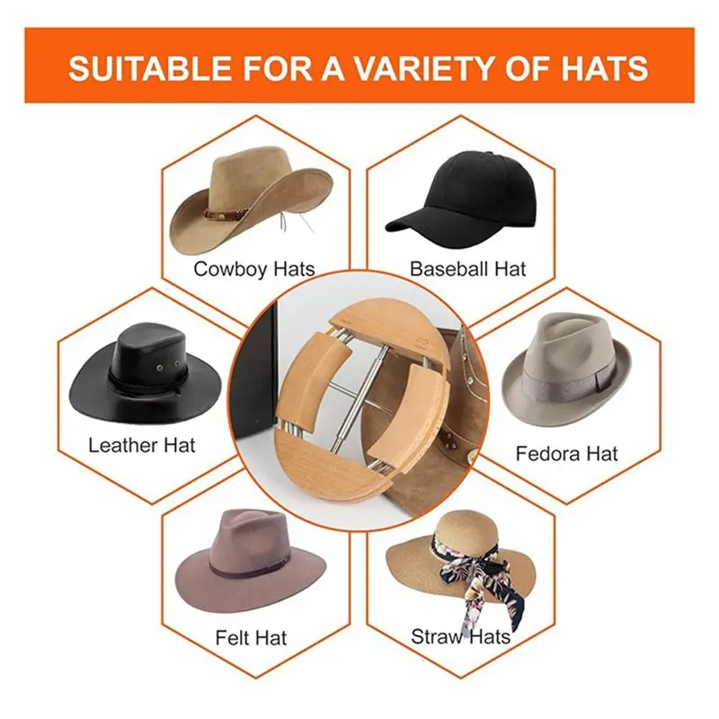 Hat Stretcher Hat Shaper Hat Brim Bender For Fedora Cowboy Caps For Men Baseball Caps Cowboy Fedora Limited Time Offer view 5