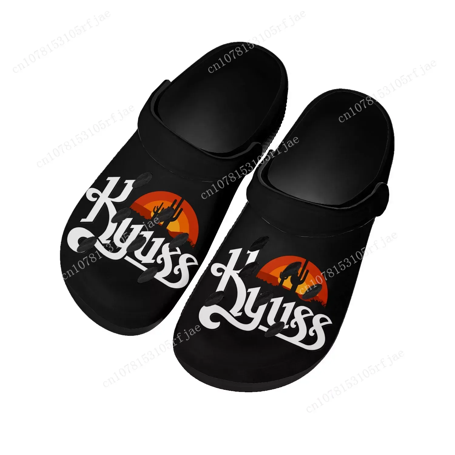 

Kyuss Metal Rock Band Pop Home Clogs Custom Water Shoes Mens Womens Teenager Shoe Garden Clog Breathable Beach Hole Slippers