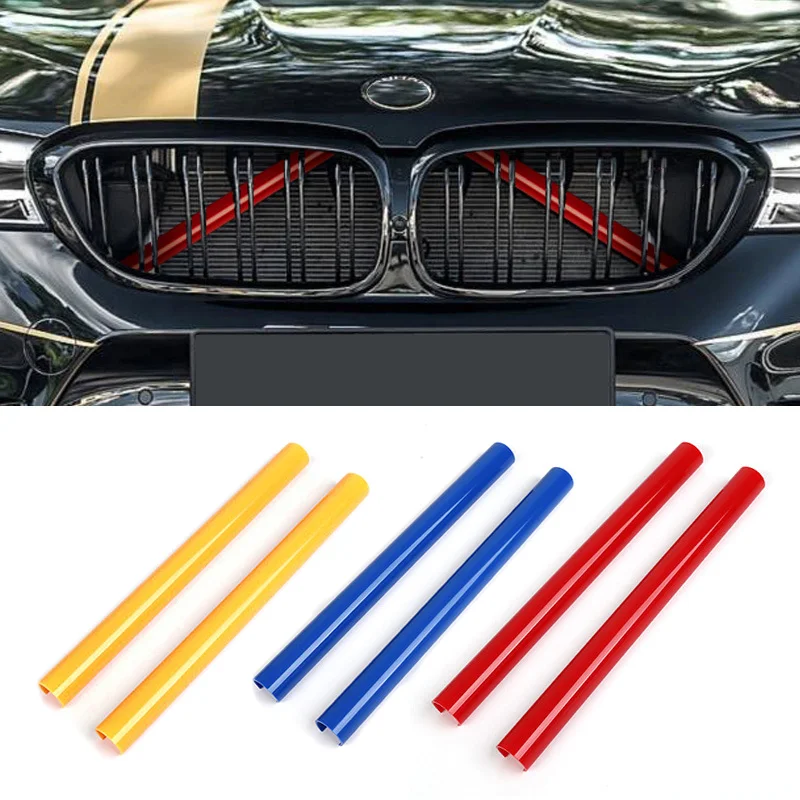 

A Pair Car Front Grille Trim Strips For BMW F30 F31 F32 F33 F34 F36 F20 F21 F22 F23 G29 Car Sport Styling Decoration Accessories