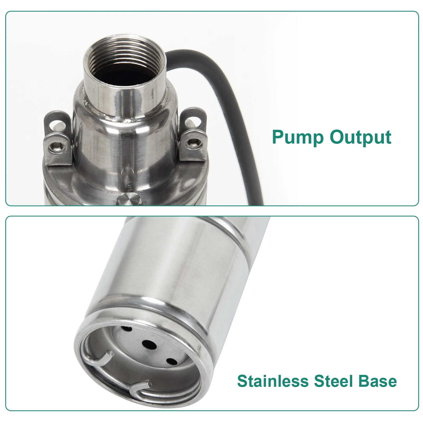 1HP 750W 1.5HP 1200W ソーラー深井戸ポンプ MPPT コントローラー付き液体レベルセンサーキット最大流量 2m3/時間ソーラー水中ポンプ