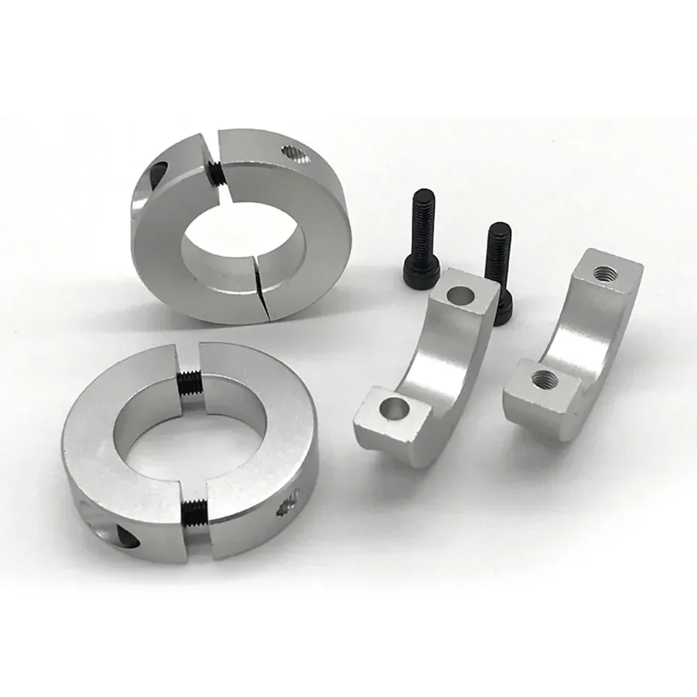 1pcs Aluminum Alloy Fixed Rings 13mm/15mm/16mm/20mm/25mm/30mm Shaft Collar Single Split Clamp Type Collar Power Tool Parts