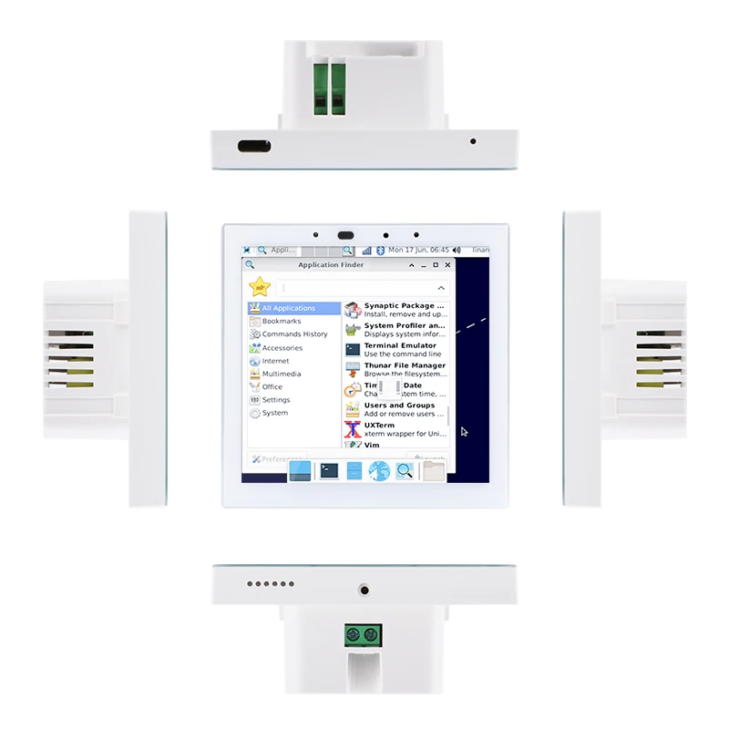 Sunworld YC-SM41P Linux Tablet RK3566 Central Control Touch Screen Wall Embedded 4 Inch Display Panel for Smart Home System
