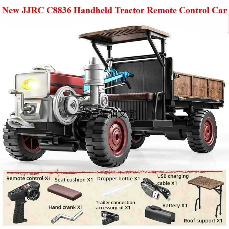 جديد JJRC C8836 يده جرار التحكم عن بعد سيارة النسبي بالكامل 4WD محاكاة جرار طفل لعبة تعمل بالريموت سيارة لعبة مجسمة هدية #1