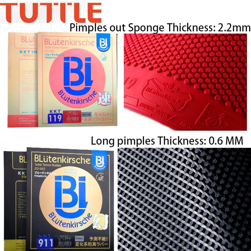 

HuIESON BLütenkirsche 119, резиновая накладка для настольного тенниса, накладка для пинг-понга с губкой, сильная агрессивность и быстрая атака