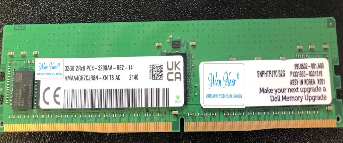

For SNPHTPJ7C/32G 32GB 2RX8 PC4-3200AA-RE2
