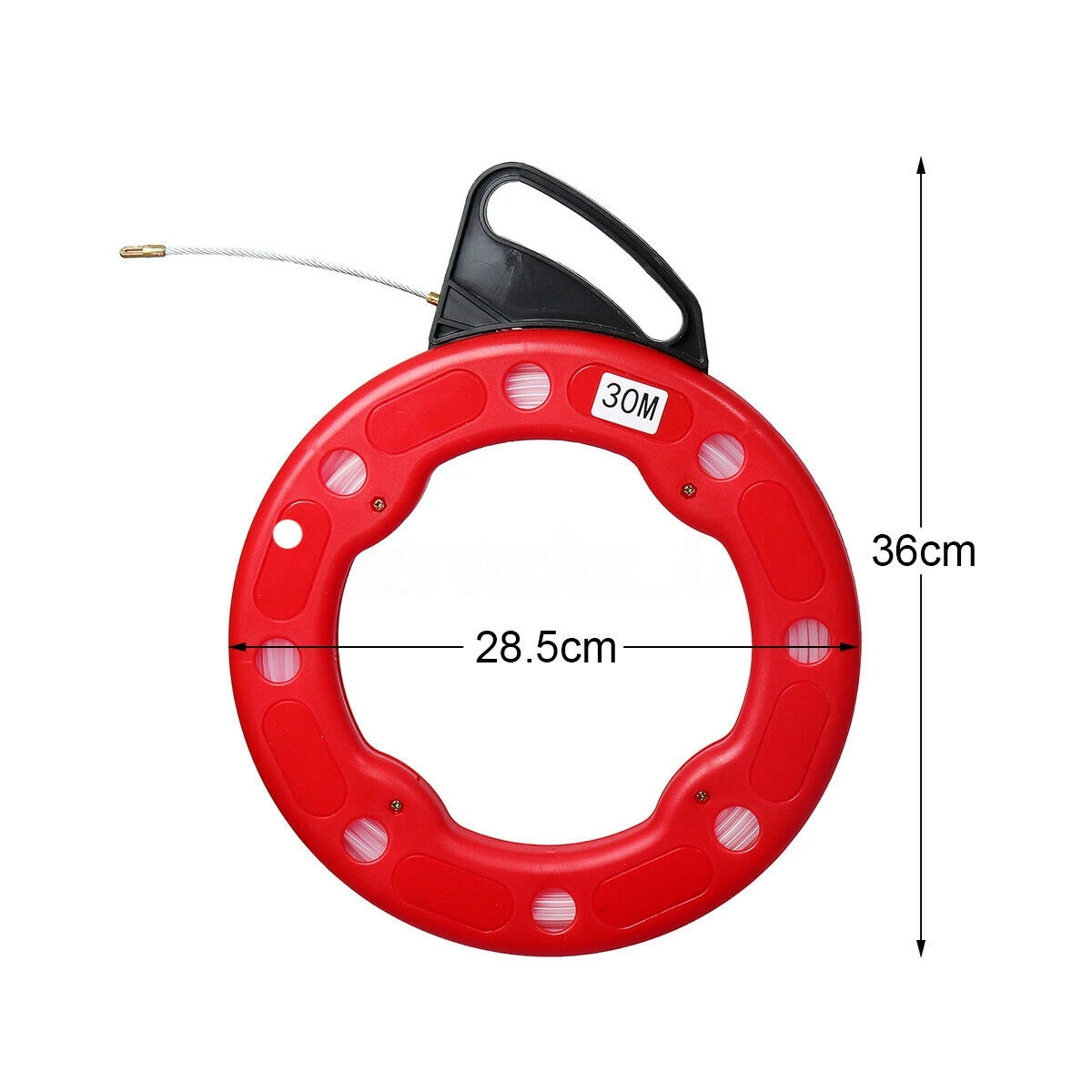 Herramientas de tracción de Cable de carrete de cinta de pescado, extractor de Cable eléctrico de 30M, 100 pies