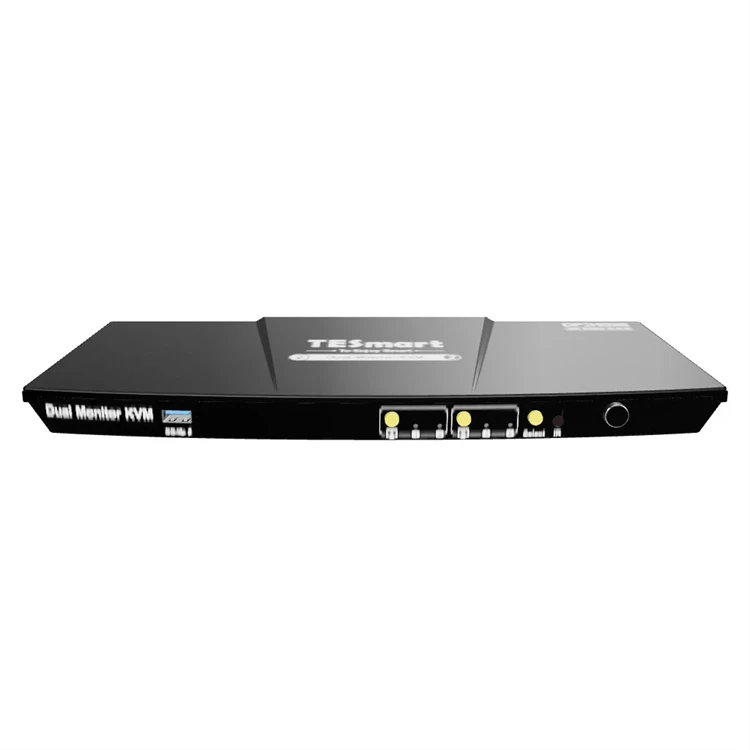 TESmart DP Display Port HDMI KVM Gaming Dock Station 4K 60HZ USB 3.0 EDID 2x2 Matrix Switch Dual Monitor Console KVM