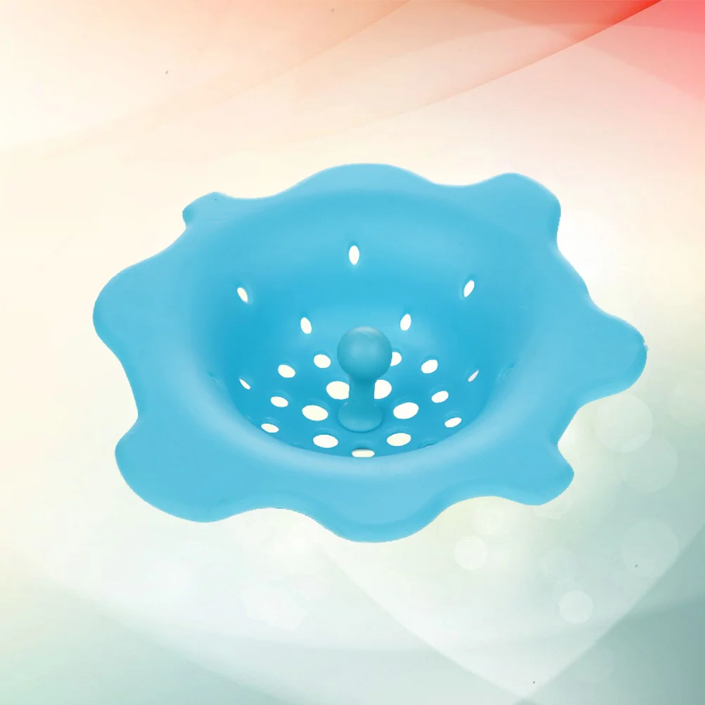 

Silicone Drain Strainer With Wide Rim For Kitchen Bathroom Toilet Sink Clog Prevention Filter Mesh Tool Drain Cover