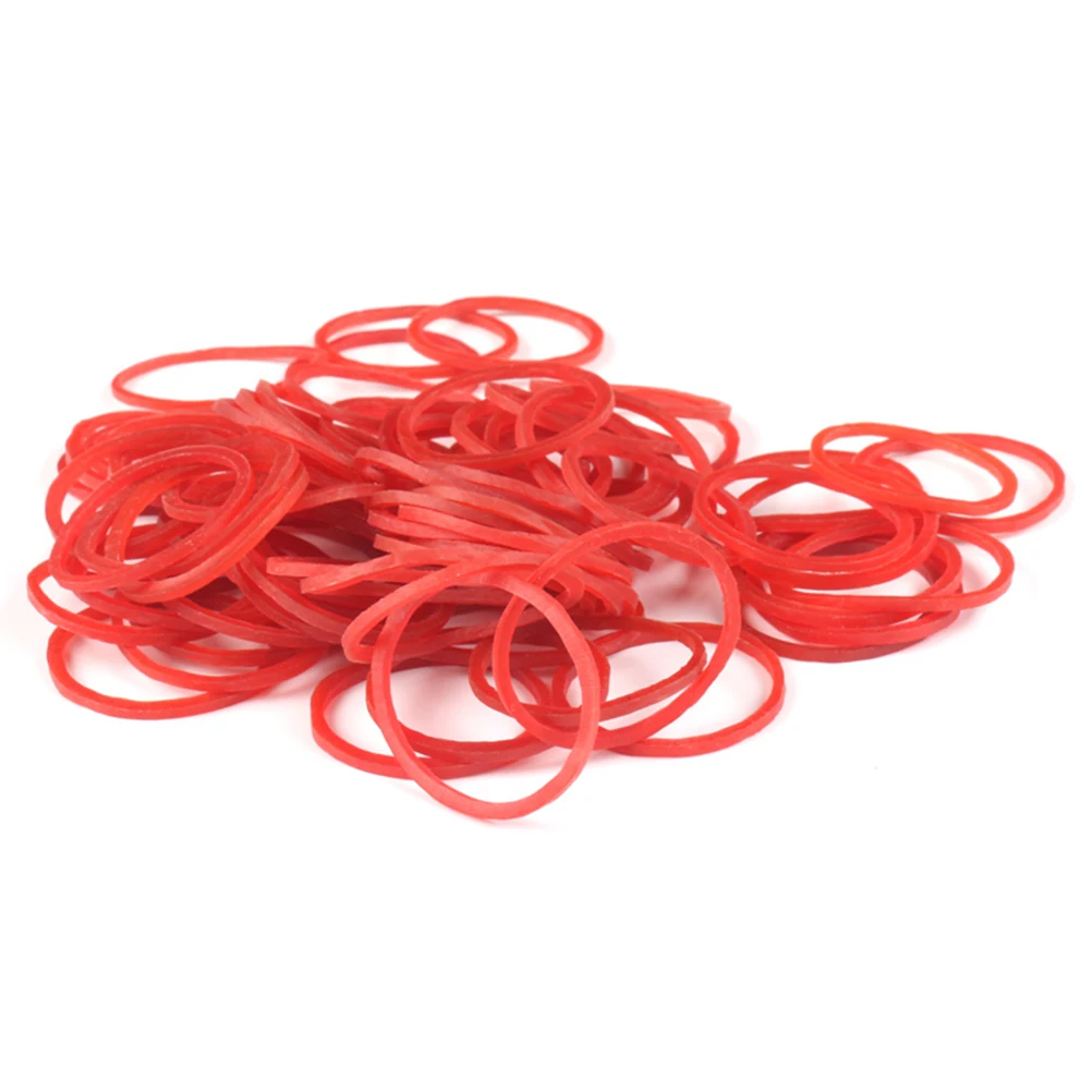 Per 500G Red Rubber Bands for Vegetable Tying Strong Elastic Bands for DIY Craft Furniture Fixing Reusable Kitchen
