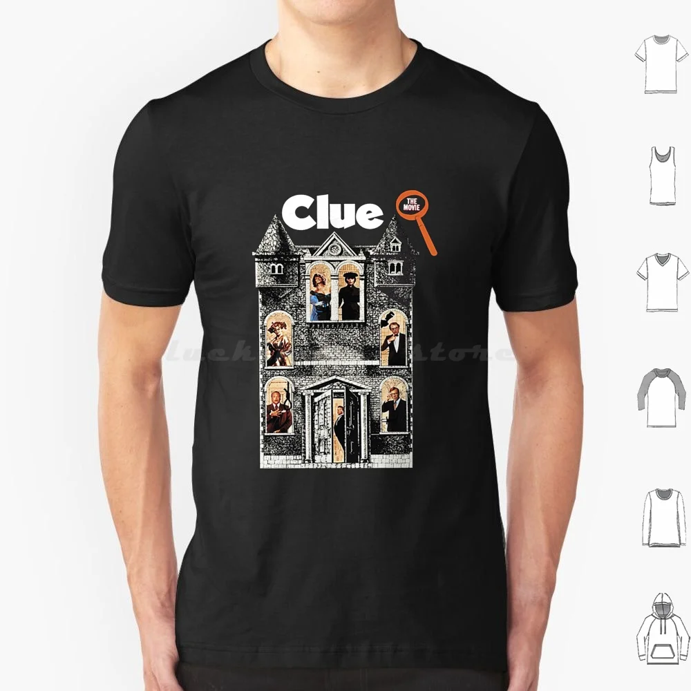 Clue Movie T-Shirt T Shirt Cotton Men Women DIY Print Clue Board Game Christopher Lloyd Clue Movie Madeline Kahn Tim Curry