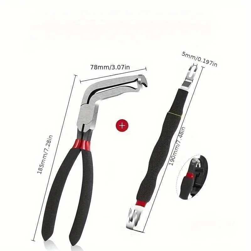 

Auto Repair Disconnect Pliers, Multi-Purpose Pliers, Auto Wiring Disconnect Cutting Pliers, Fuel Line Separation Tool