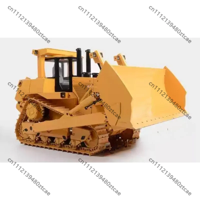 1/14 Full‑Metal RC Simulation Hydraulic Bulldozer, Remote Control Engineering Construction Vehicle Model