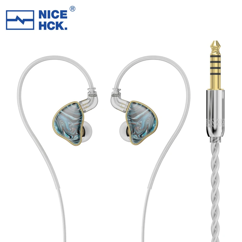 NiceHCK NX7MK4 MK4 PC+Stabilized Wood Earphone 7 Driver Units Hybrid HIFI Wired Earbud With 0.78mm 2Pin Detachable Cable IEM MK3