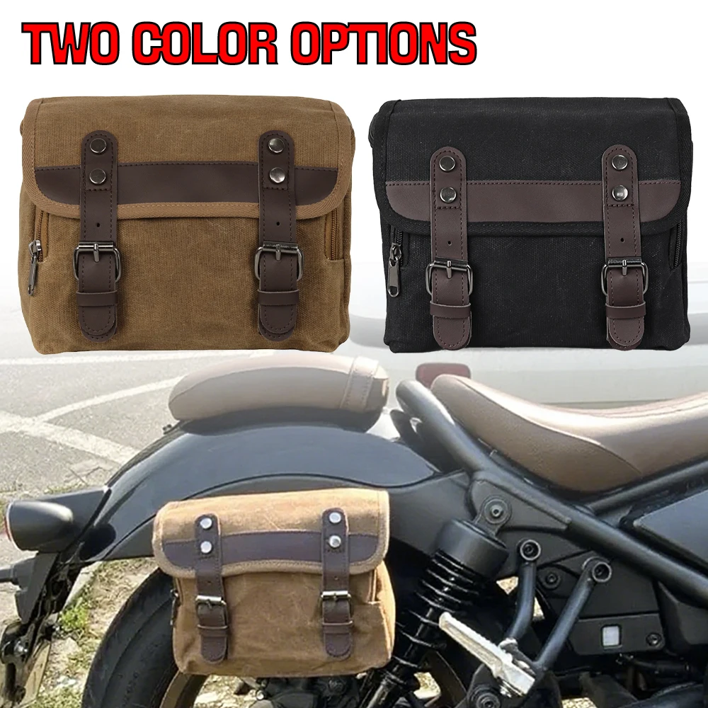 

For Harley Kawasaki BMW Honda Yamaha Retro Motorcycle Side Bag Side Box Side Bag Luggage Bag motorcycleTail Bags Waterproof