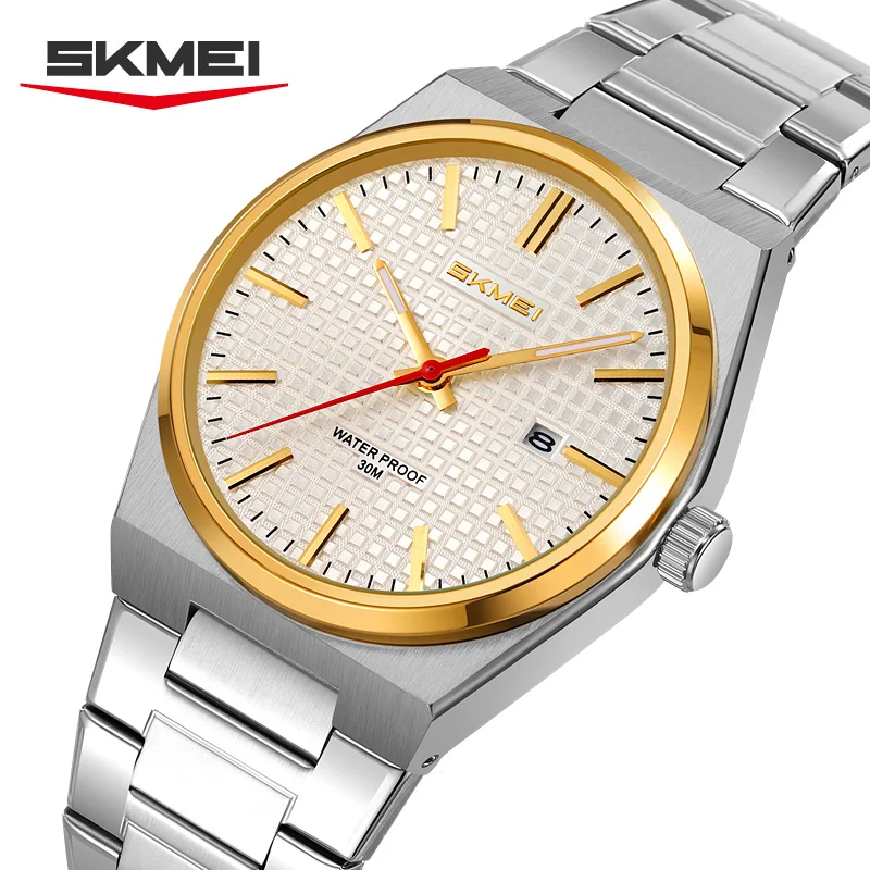 

SKMEI 9396 Movement Quartz Watches For Men Women Business Date Wristwatches Fashion Waterproof Watch Reloj Hombre Casual Simple