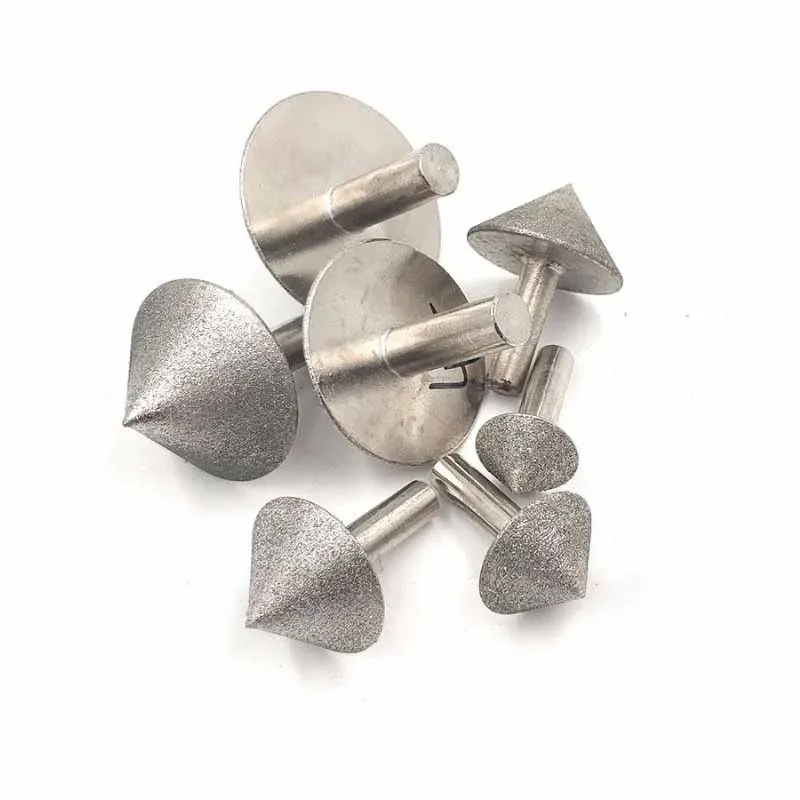 Imagem -05 - Galvanizado Diamante Moagem Cabeça Cone tipo Pedra de Vidro Chanfro Cabeça 90 Dispersree 1560 mm