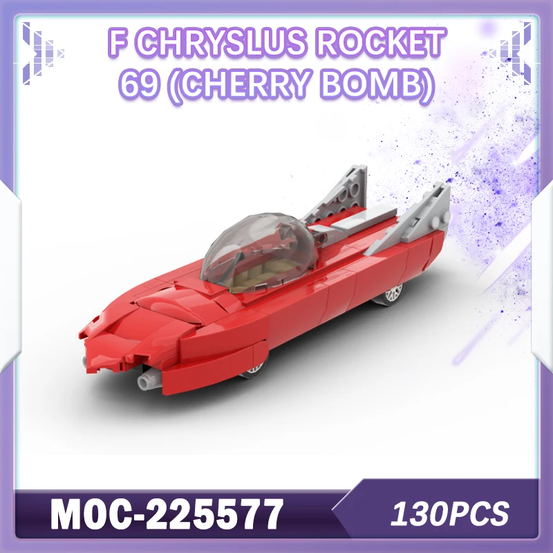 

130PCS MOC-225577 Chryslus Rocket 69 (Cherry Bomb) Building Block Model Brick Set Creative Gifts Miniature DIY Toys Collectibles