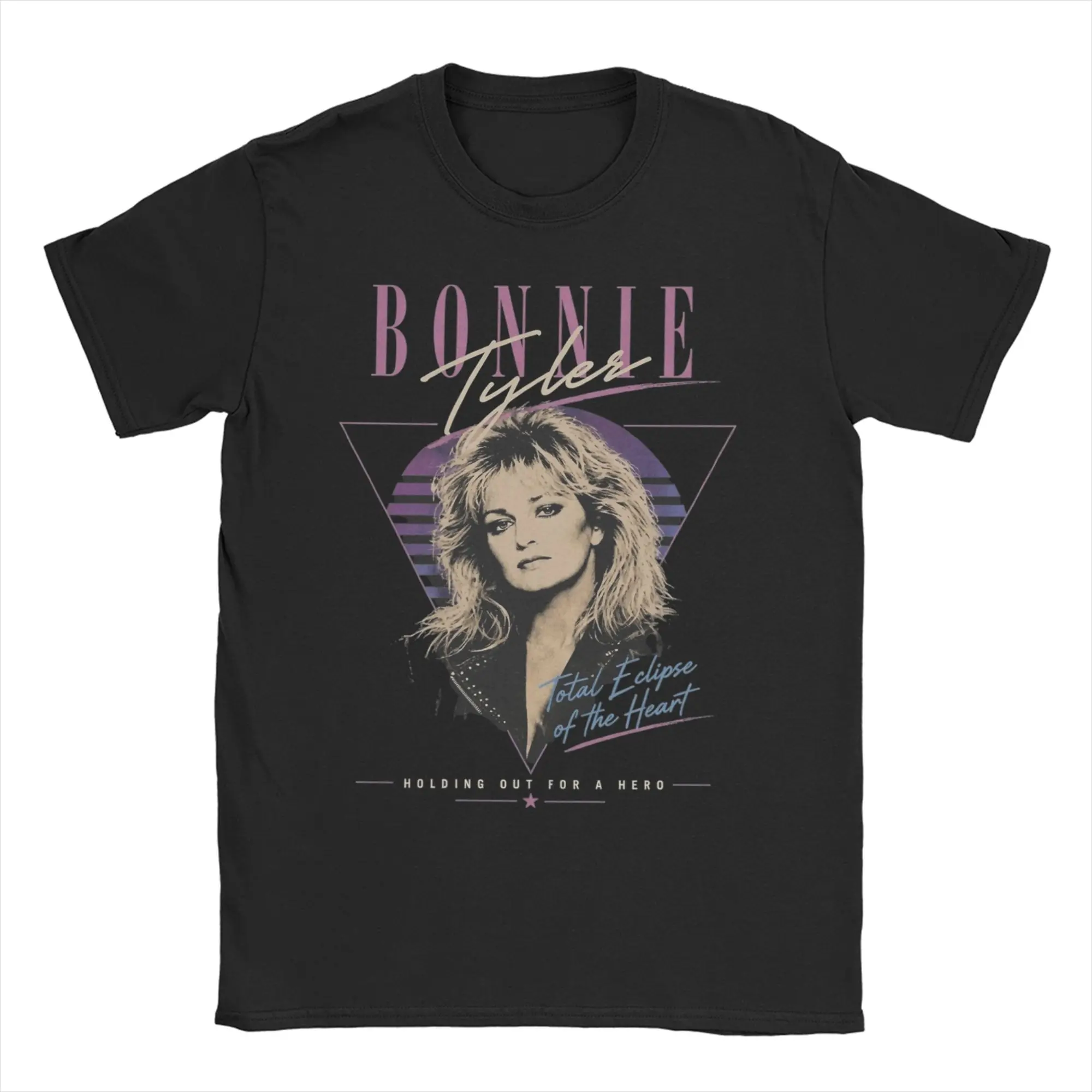 Bonnie Tyler T Shirt for Men Women Cotton Funny T-Shirt Round Collar  Tee Shirt Short Sleeve Tops Gift Idea