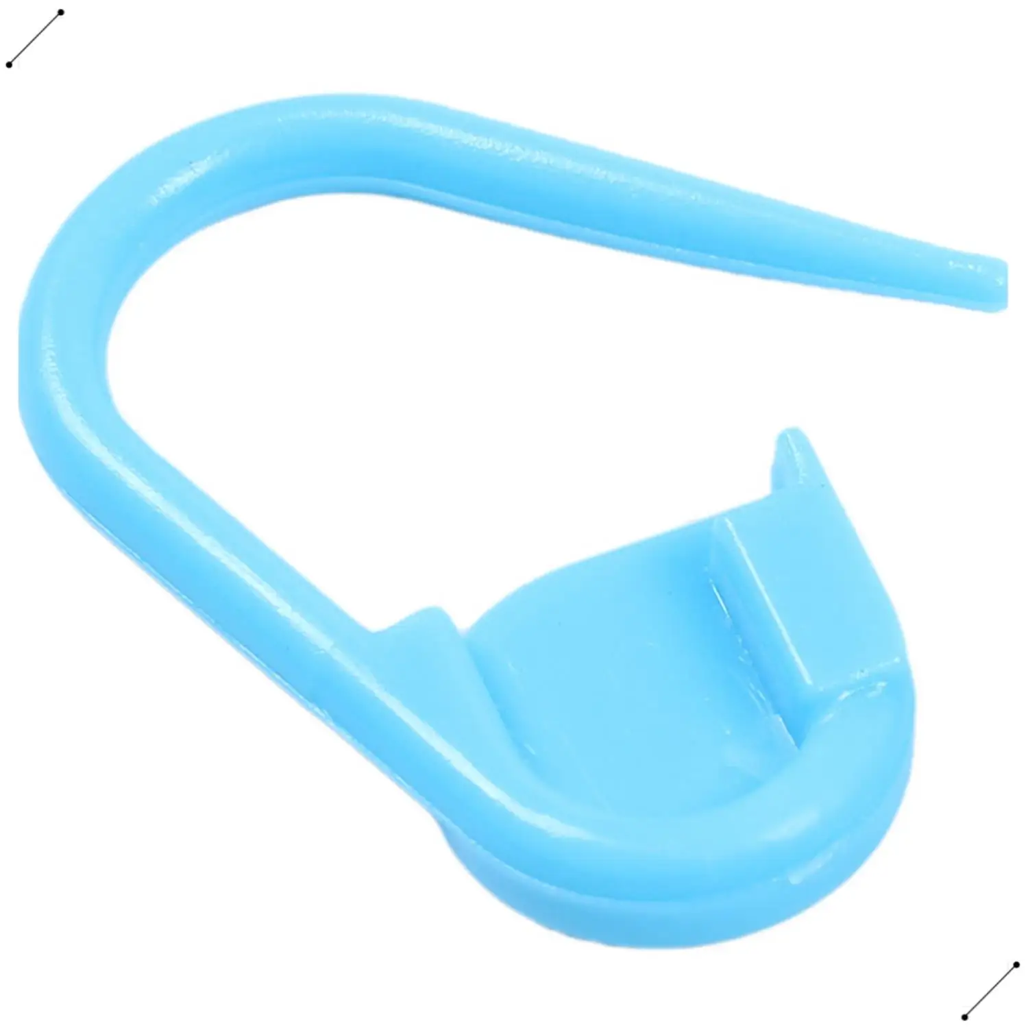 20 Pcs Color Knitting Stitch Mark Crochet Locking Tool Craft Ring Holder