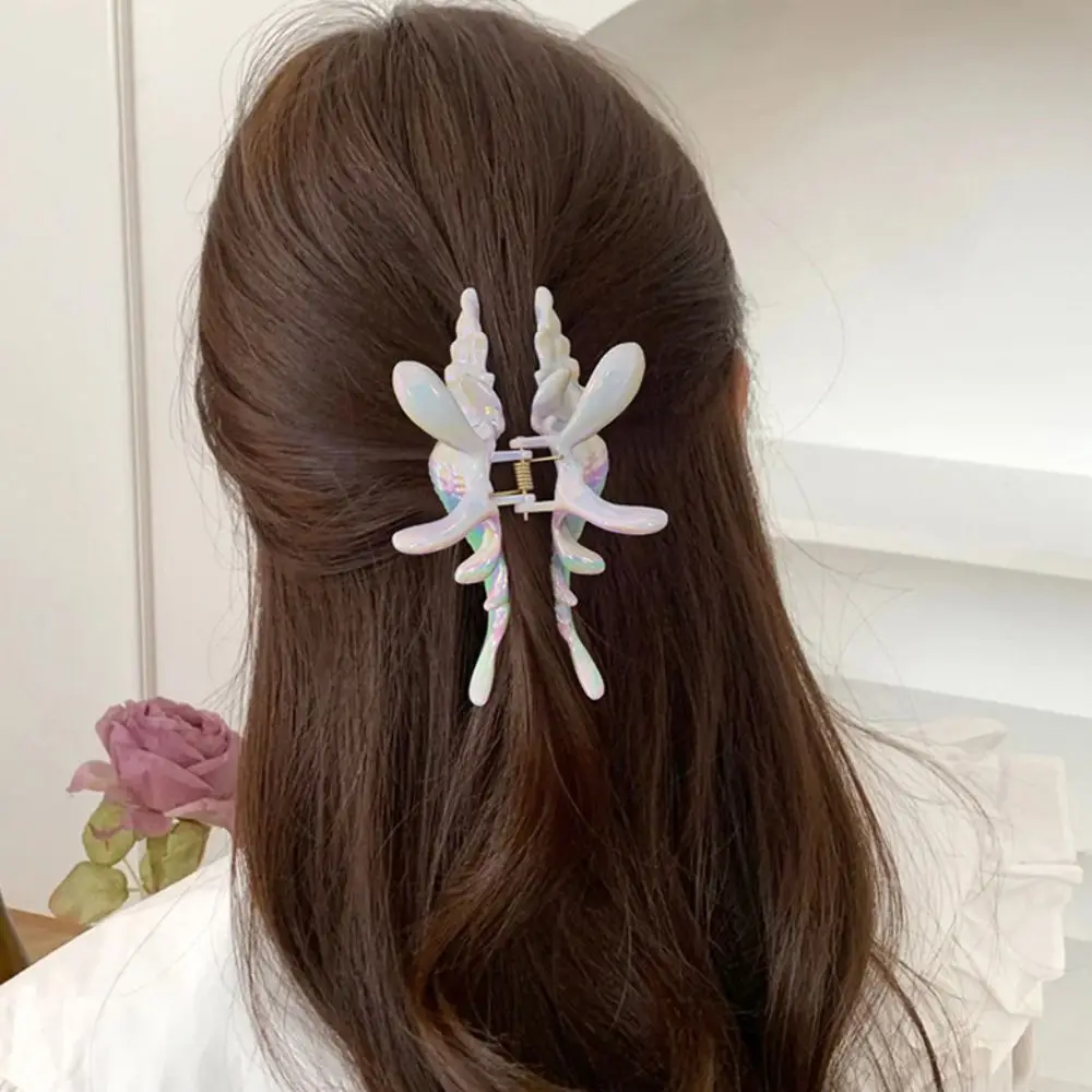 

Creative Retro Conch Shark Clip Summer Beach Hair Claw Colorful Hairpin Fashion Elegant Hair Clip Gift for Women