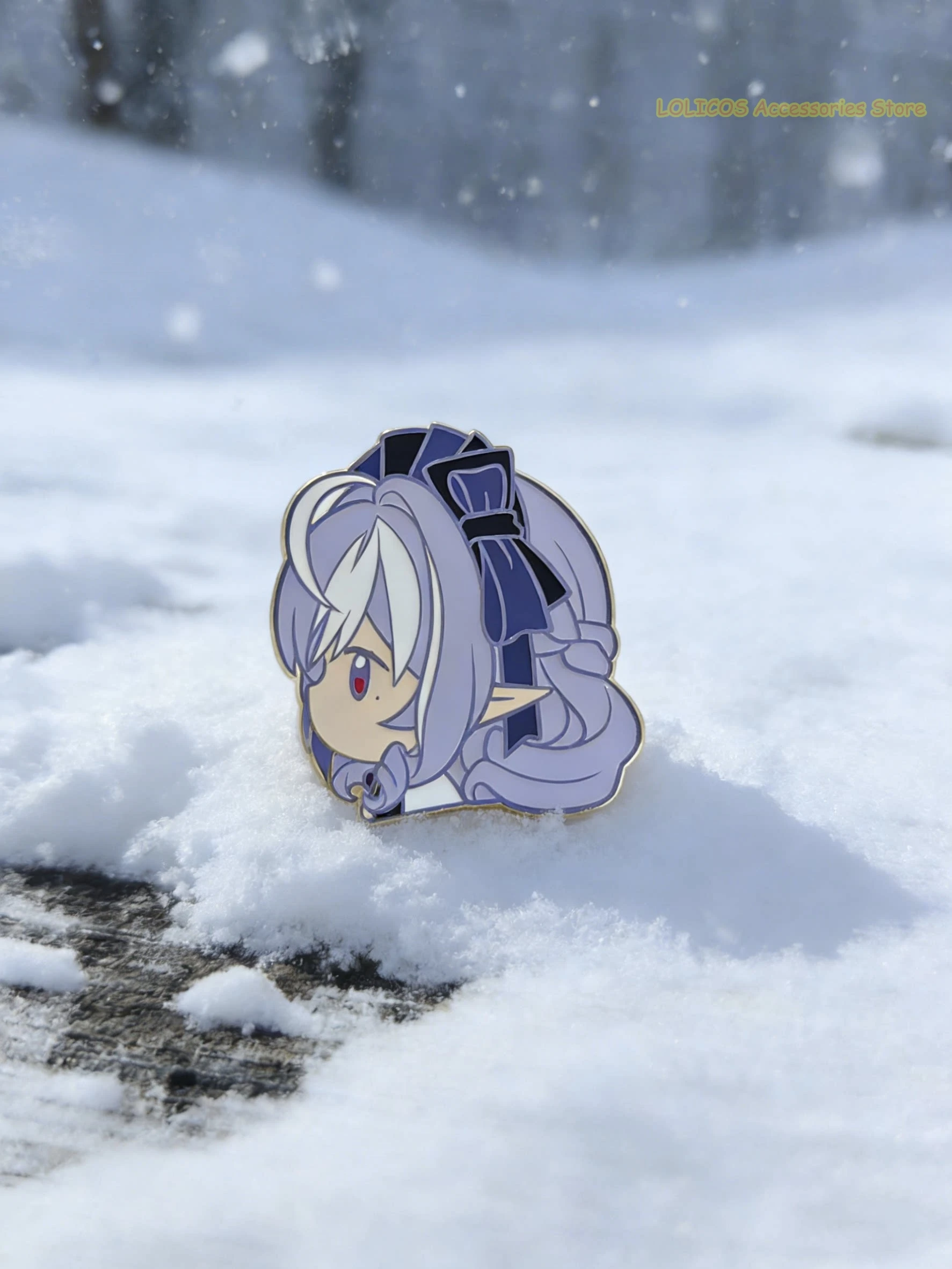 Anime Zenless Zone Zero Sunna Ye Shunguang Vivian Banshee Badge Brooch Pin Collection Game Cosplay Backpack Pendant view 6
