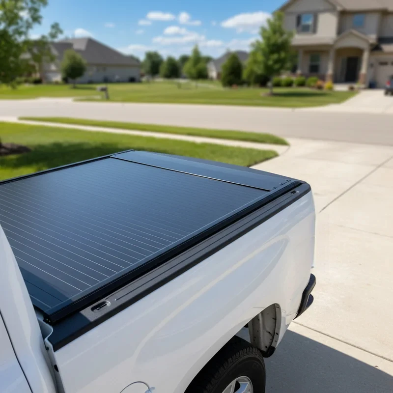 

High Quality Electric Alloy Retractable Roller Shutter Tonneau Cover Waterproof Lock No-Drill