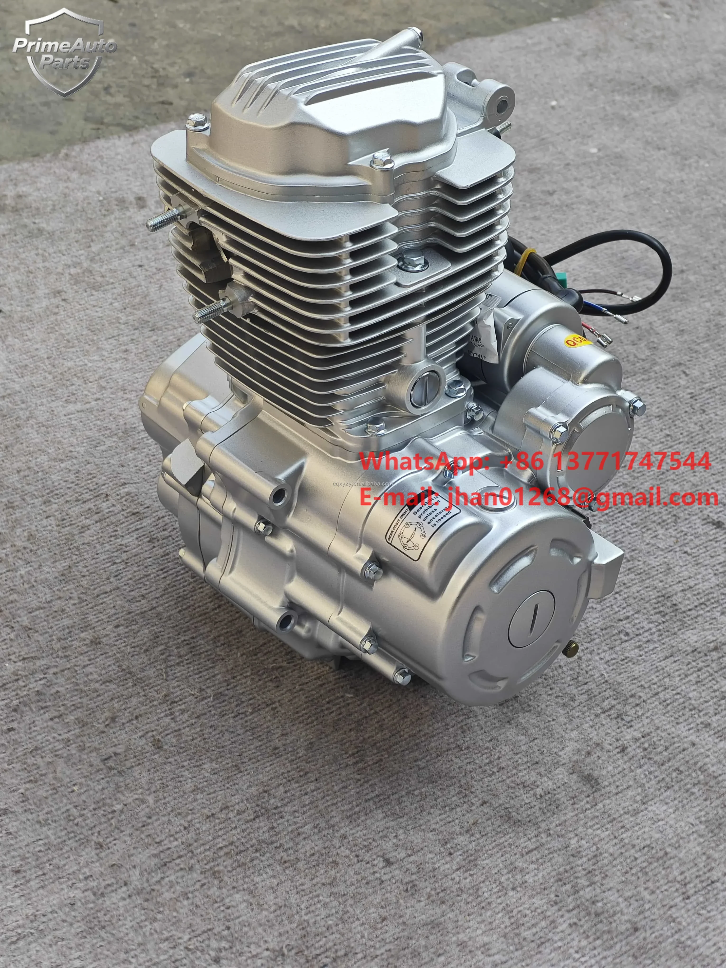 High Performance 150cc 200cc  4 Stroke Cylinder  Air Cooled Scooter Motorcycle Tricycle Engine