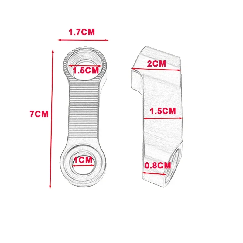 Motorrad Rückspiegel Verlängerung Riser Verlängern Adapter Spiegel Verlängern Für Honda PCX 125 PCX 150 PCX 160 pcx 125 150 160 PCX