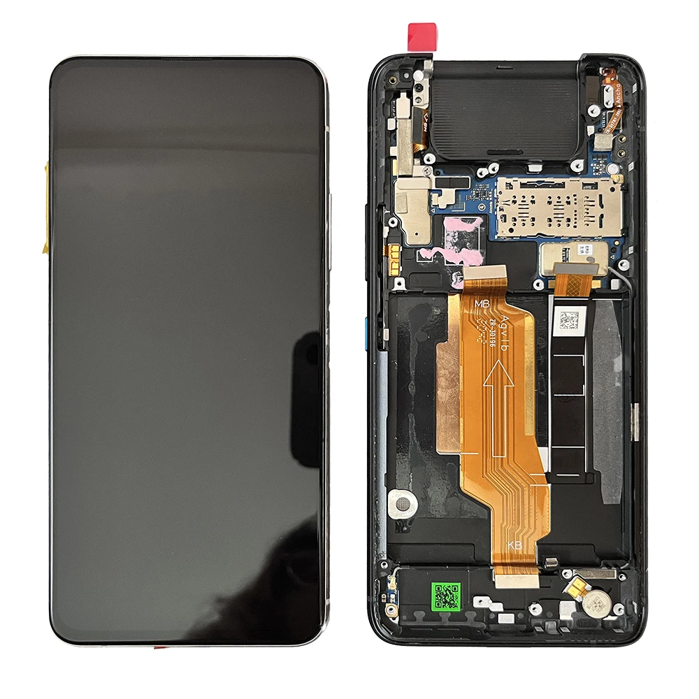 AMOLED For Asus Zenfone 8 Flip ZS672KS I004D LCD Display Touch Screen Replacement Digitizer Assembly