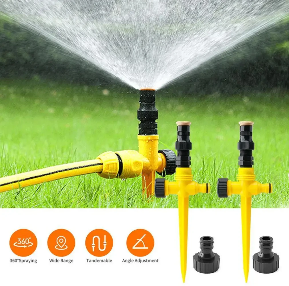 

Garden Sprinkler 360° Rotation Irrigation Watering System Automatic Agriculture Lawn Farm Greenhouse Plant Watering Sprinkler