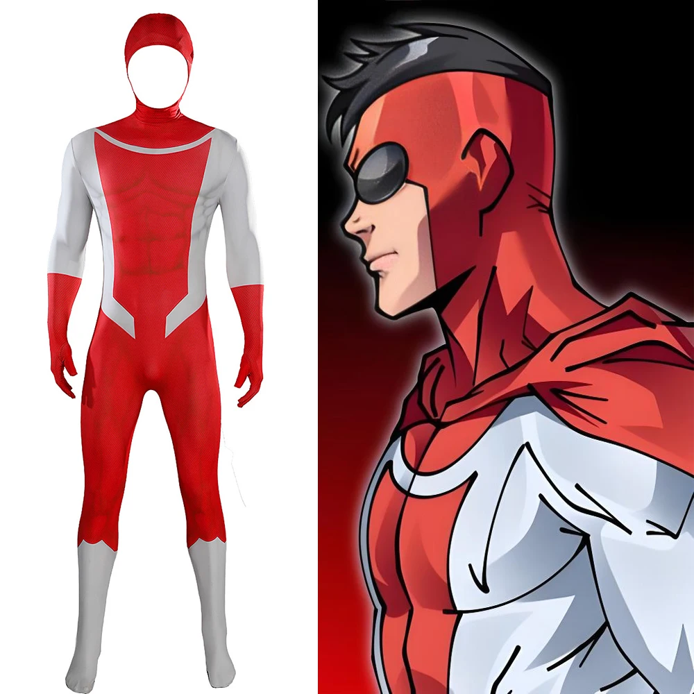 

Костюм Invincible Mark Grayson: Готовый комбинезон-зентай для взрослых, костюм для косплея, маскарадный наряд для карнавала и Хэллоуина