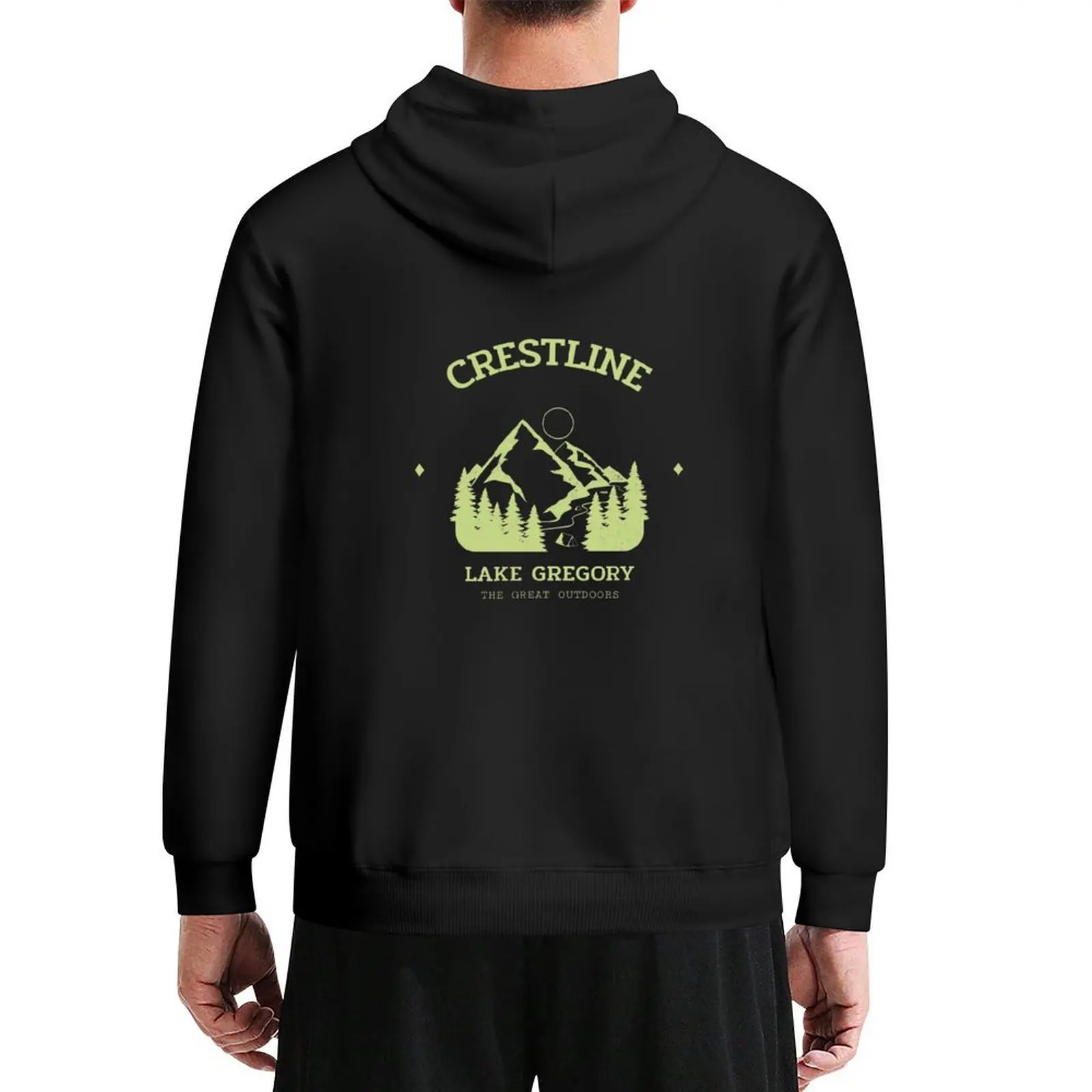

CRESTLINE CA, LAKE GREGORY, CRESTLINE MOUNTAINS Hoodie korean style clothes male clothes mens clothes man hoodie