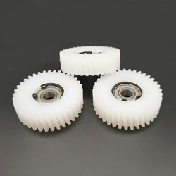 47.5x13.5mm Oblique Gear 36T Helical Gears With 608z Bearings Electric Vehicle Nylon Gear MTB Bike 500W/750W Hub Motor Parts