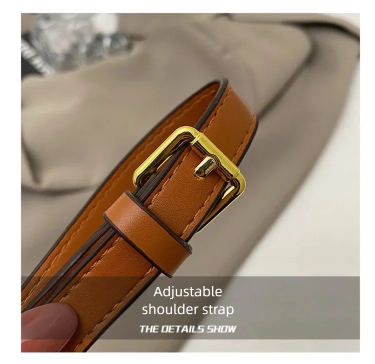 Neue Boston Pillow Bag für Damen, klassischer Stil, florale Einzelschulter-Handtasche für Senioren, weiches Leder, kleine quadratische Tasche für den täglichen Gebrauch. – Detail 7