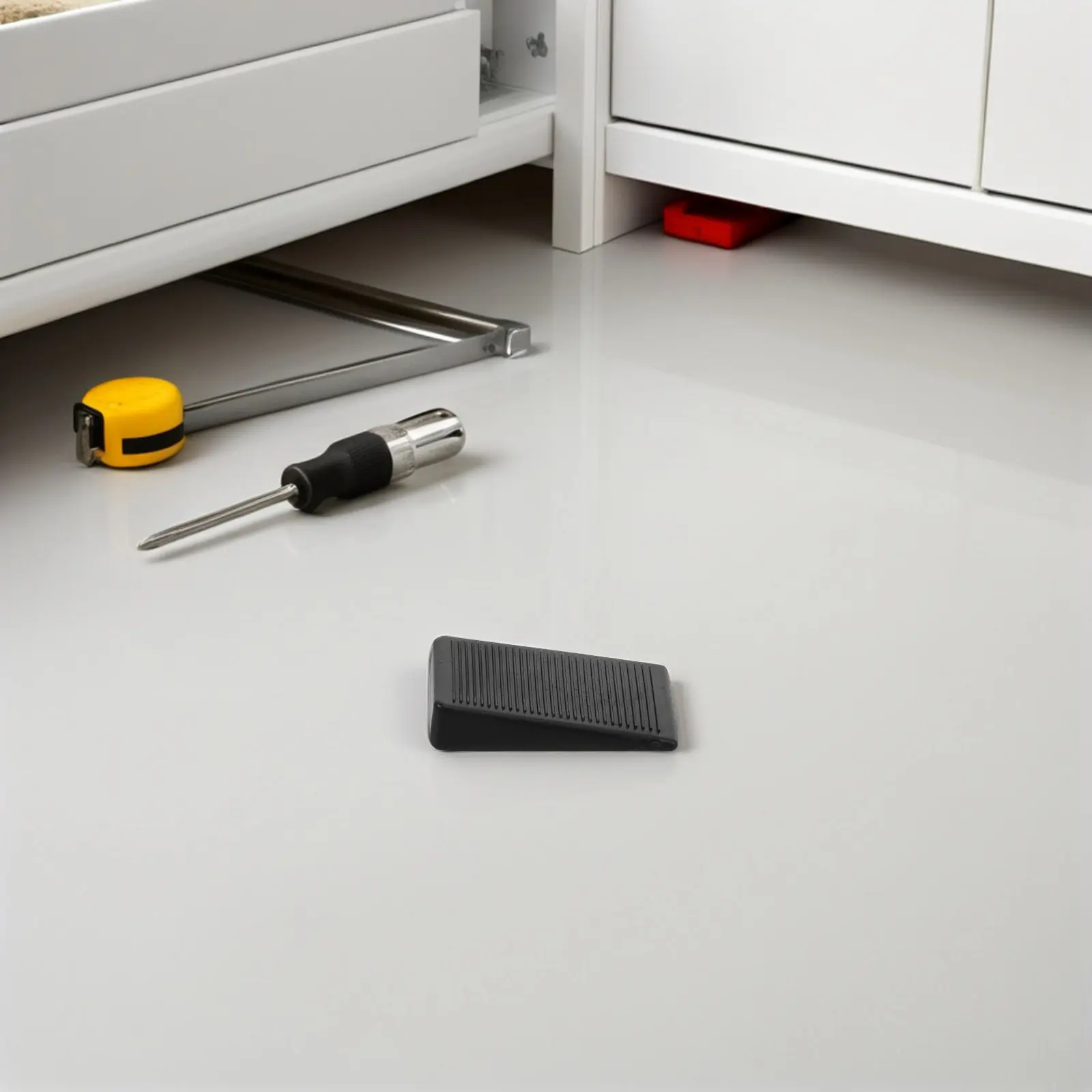 12Pcs Furniture Leveling Pads Black Plastic Leveler Extenders Height Adjusters for Table Chair Sofa Cabinet Uneven Floors
