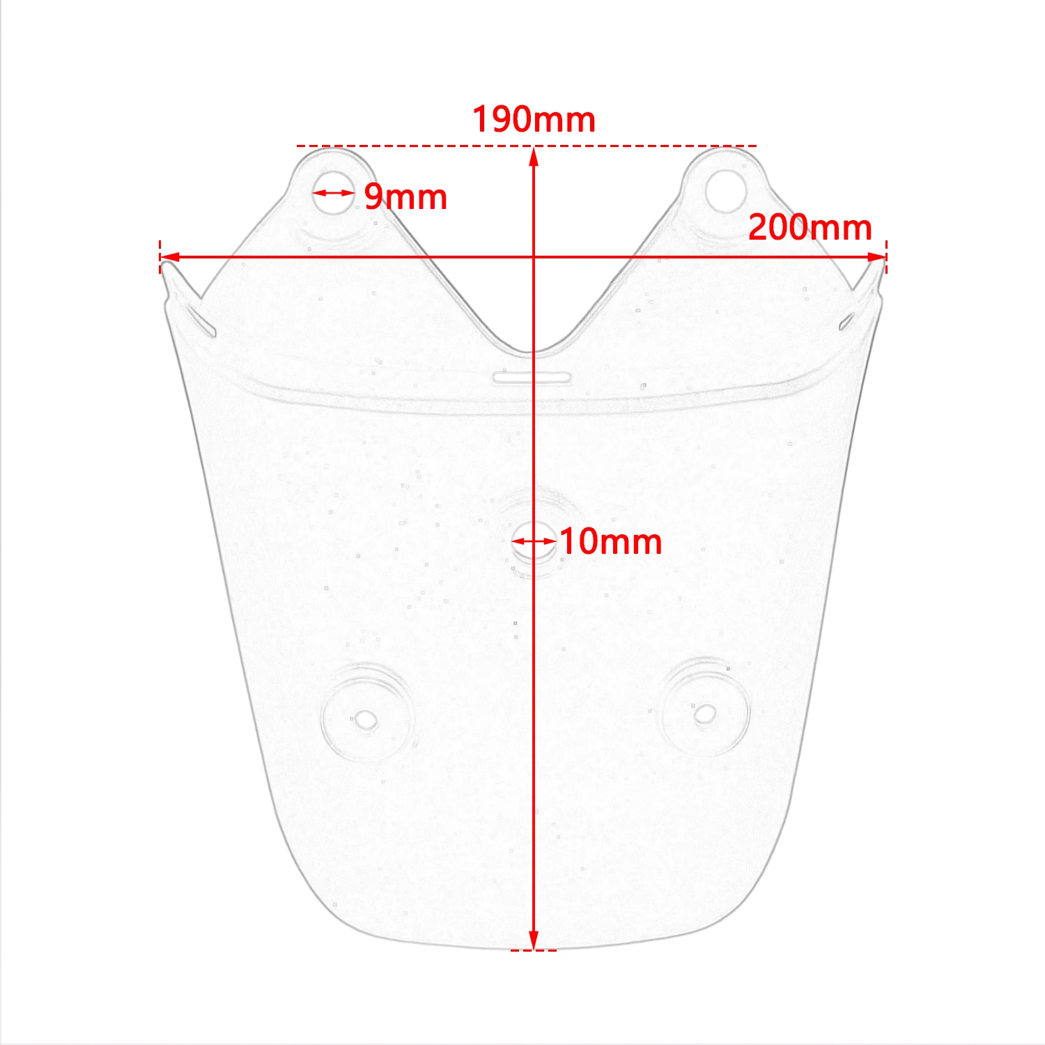 Motorcycle Rear Fender Extension For PIAGGIO VESPA GTS 125 150 300 SUPER 4V IGET SPORT IE 2014-2018 Mudguard Splash Guard