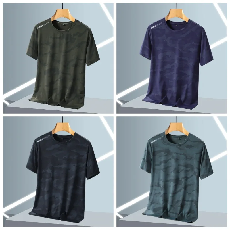 

Повседневная модная футболка с коротким рукавом из ледяного шелка для пар, с принтом, впитывающая пот, быстросохнущая, дышащая, для рыбалки на открытом воздухе