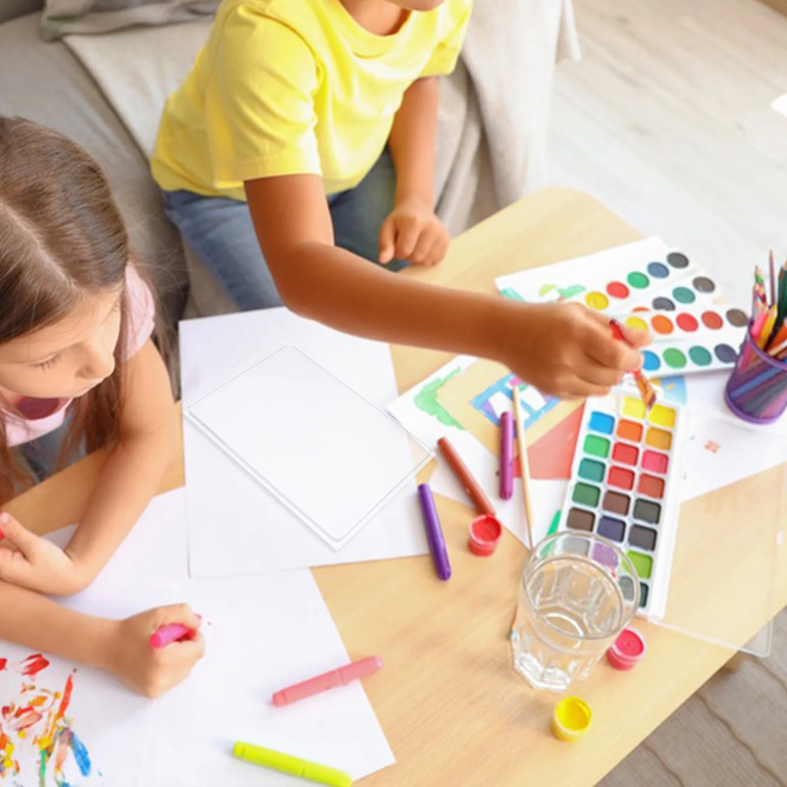 

Gel Printing Plate Reusable Soft Non-Stick Monoprinting Print Plate For Arts Crafts Card Making Diy Home School