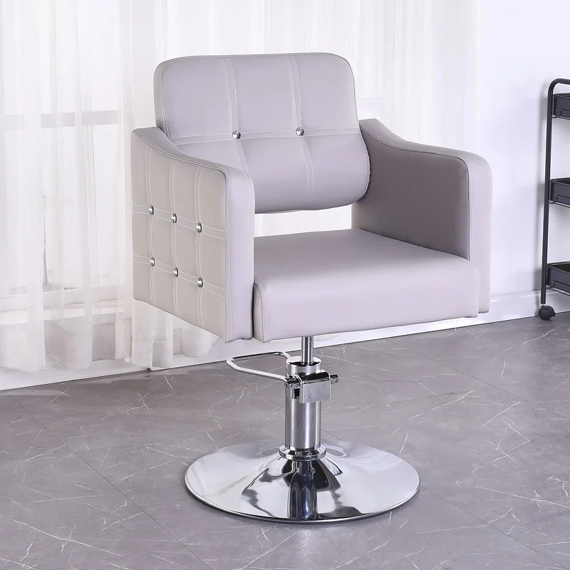 #Beauty Salon Hairdressing Chairs, Hair Salons, Fashionable Hair Cutting and Styling Chairs, Hydraulic Rotating Lifting Chairs