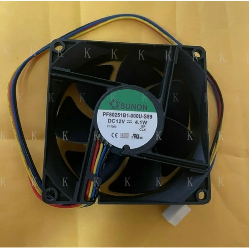 

C 1 шт. для SUNON PF80251B1-000U-S99 12 В 4,1 Вт 8025 4-проводной вентилятор 8 см