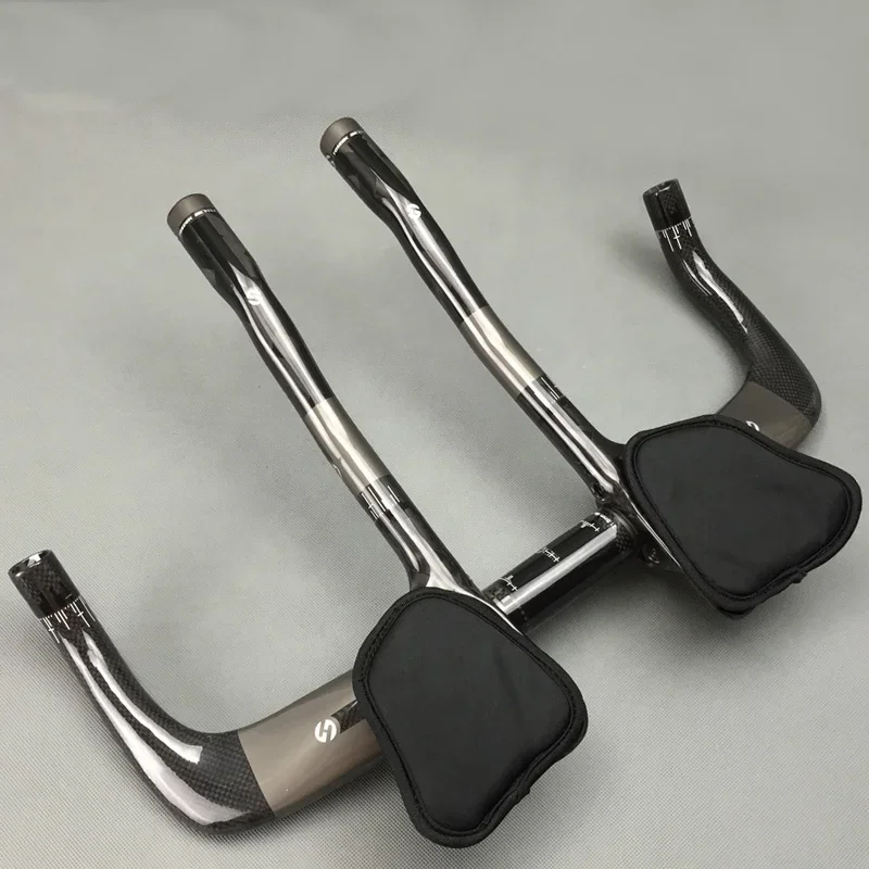 TT دراجة بقية المقود 3k الكربون السفر الدراجات ايرو بار دراجة TT المقود #2