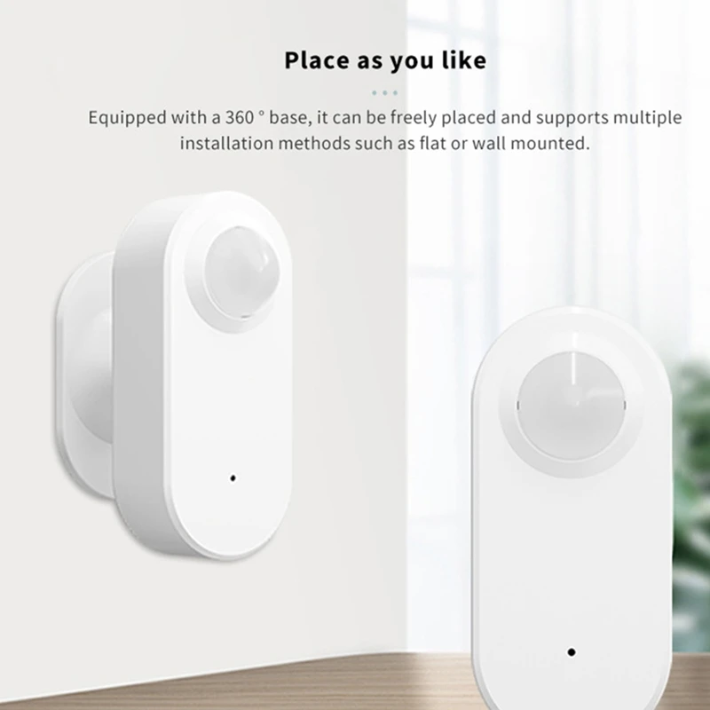 Tuya Zigbee Human Presence Detector,Luminance/Distance Detection, Smart PIR Motion Sensor Support Zigbee 3.0