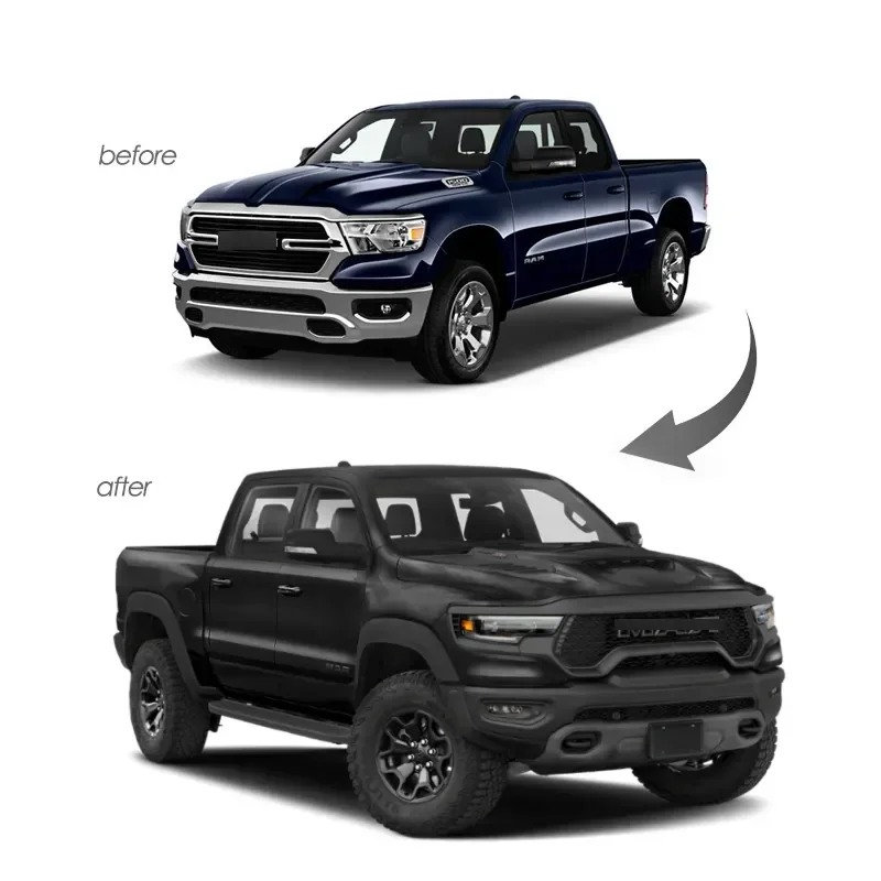 Newest Facelift Body Kit For Dodge RAM 1500 2013 2014 2015 2016 2017 2018 2019 2020 2021 to 2022 TRX dodge ram 1500 body kit