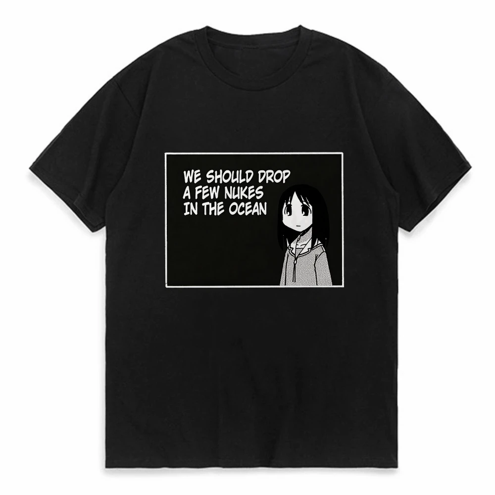 

Azumanga Daioh T Shirt Fashion Men/Women Harajuku Cute Anime Girl Tshirt Unisex Vintage Aesthetic Daily Cotton Tees Shirts