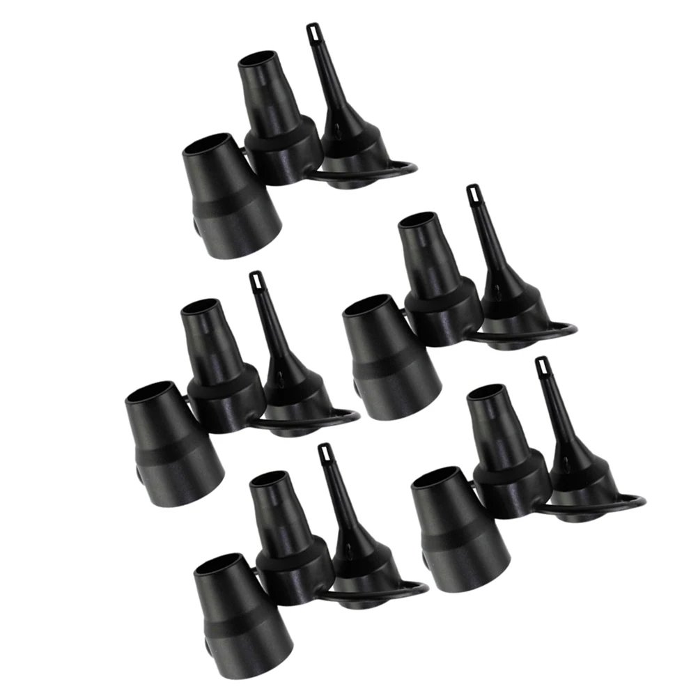 

5 Sets Nozzles Inflatable Bed Nozzles Air Pump Inflatable Mouth Bed Accessories Black Replacement Mattress Bike Cycling